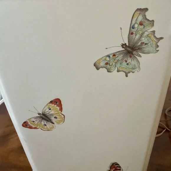 Vintage Hand Painted Porcelain Chinese Feng Cheng Table Lamp 26” - Picture 7 of 13